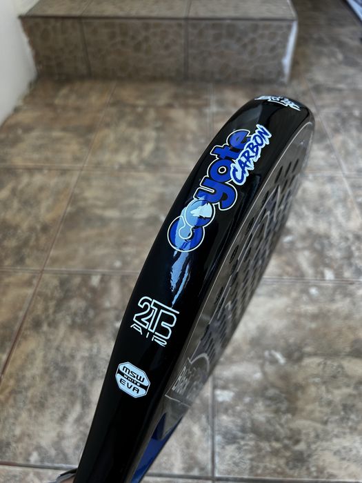 Paleta Padel Black Crown Coyote Carbon 3K - NOUA Sigilata