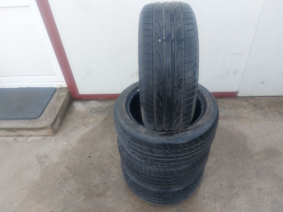 100 lei bucata! Set anvelope de vara 215 45 r16 Dunlop