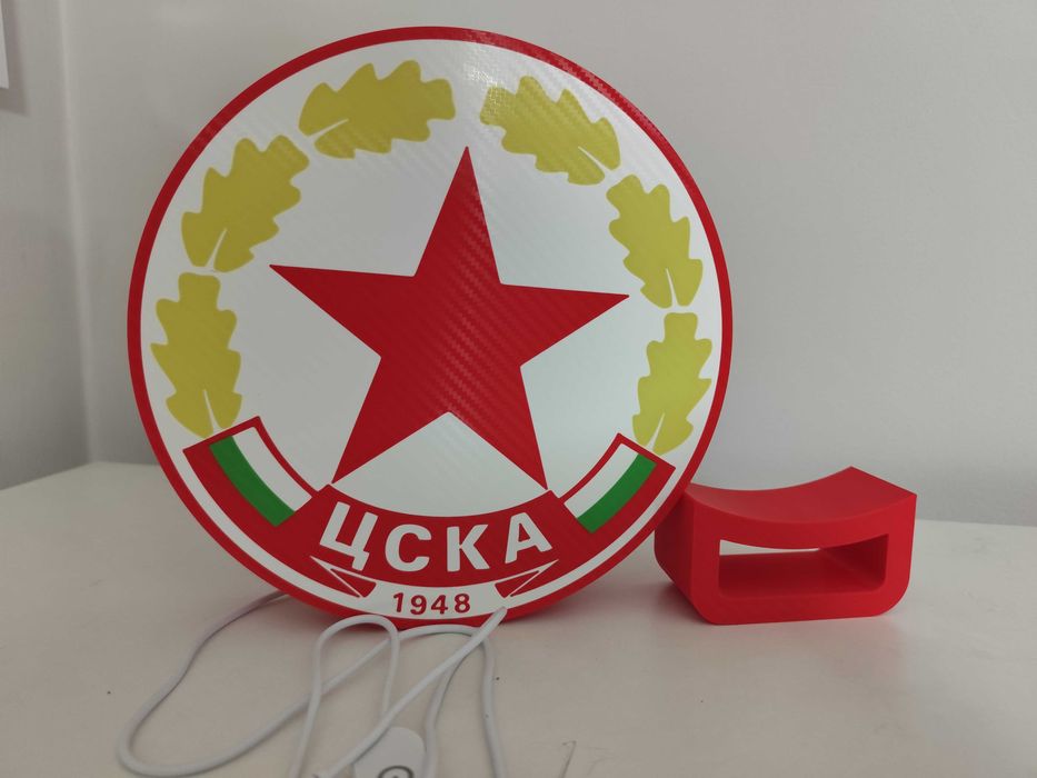3д лампа ЦСКА(CSKA)