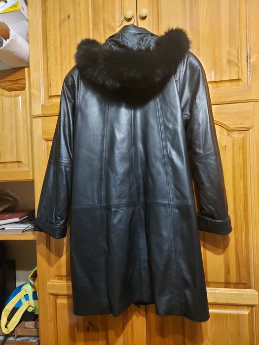 Кожена шуба от естествена кожа