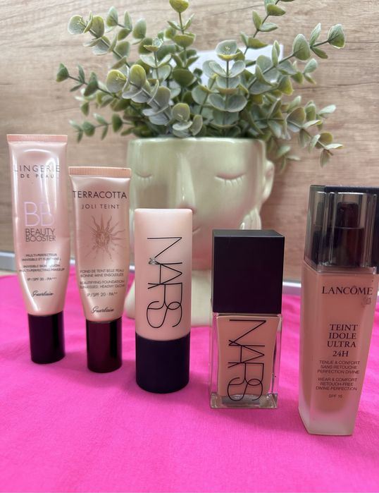 Фондьотени,ББ кремове Nars,Lancome,Guerlain