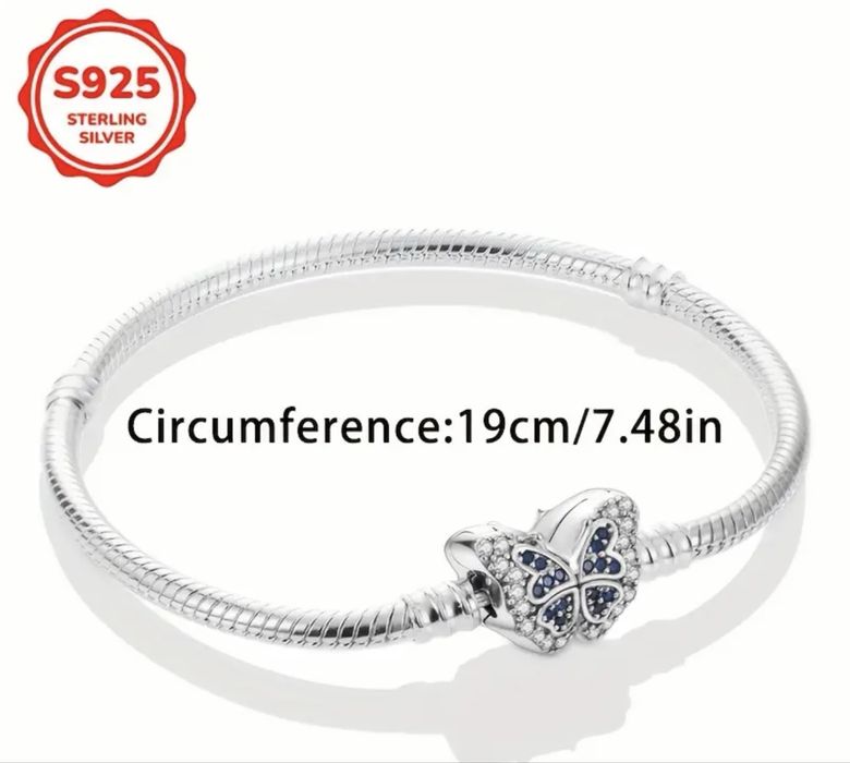 Сребърна гривна за талисмани Сребро S925