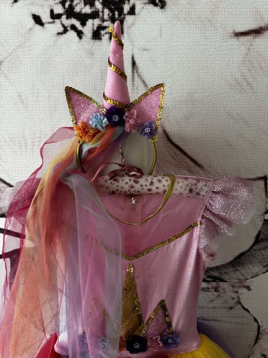Детское платье единорожка