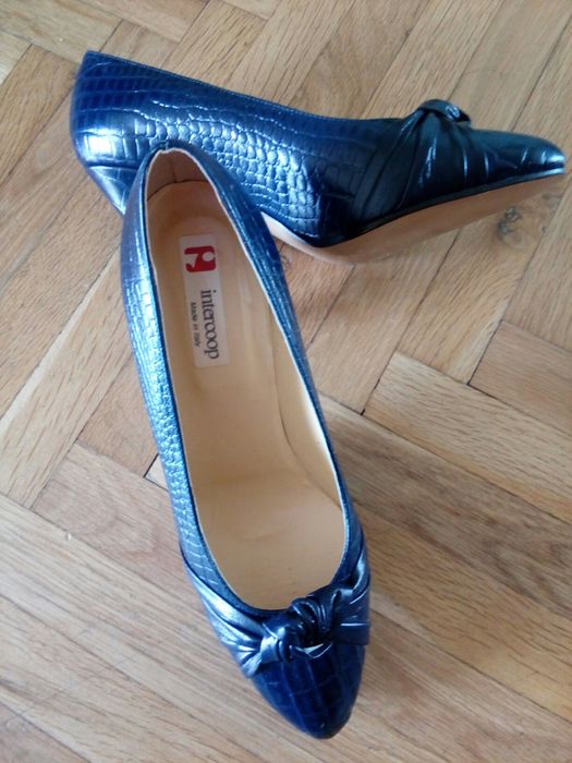 Дамски елегантни обувки от естествена кожа