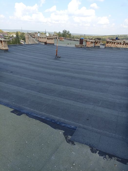 Ремонт мягкой кровли .