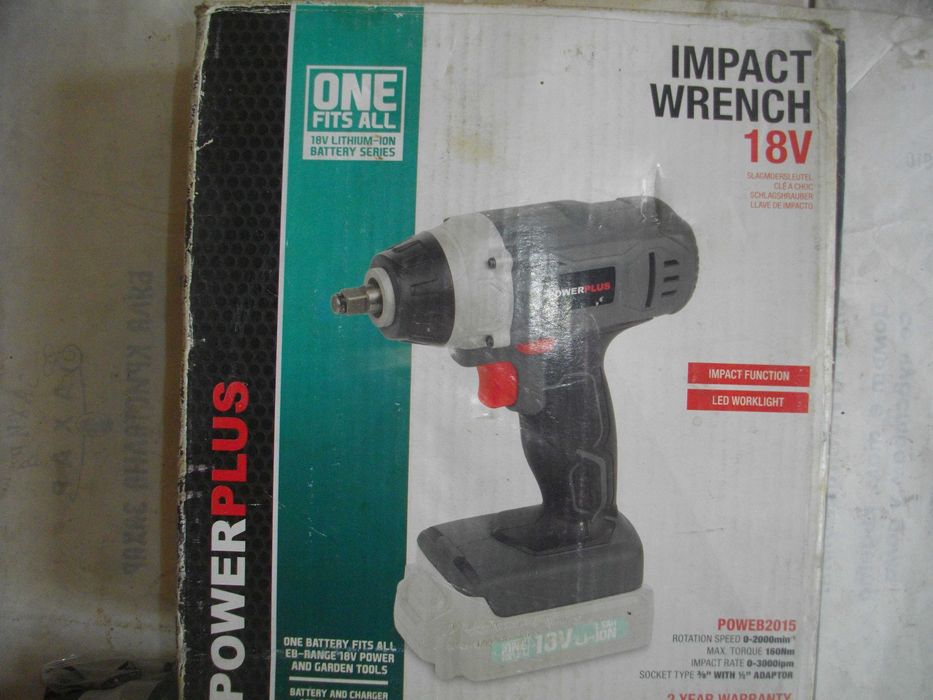 Белгийски ГАЙКОВЕРТ АКУМУЛАТОРЕН 160 Nm  18V Li-ion ГАЙКОВЕРТ 12V авто