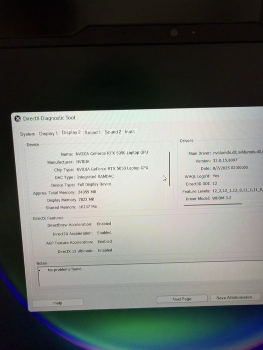 Laptop Gaming Lenovo LOQ , i7-13700HX, RTX™ 5050 8GB GDDR7 , 32GB Ram