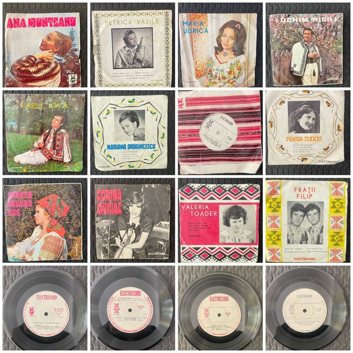 Lot de 18 discuri vinyl 7"