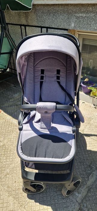 Бебешка количка 3 в 1 Christiano Сив - Cangaroo