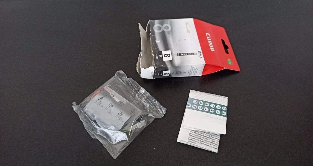 cartus imprimanta cu cerneala Lexmark canon pixma 8 bk black negru