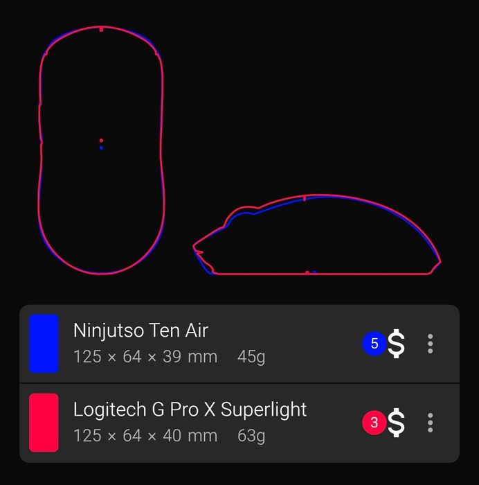 Мышка Ninjutso Ten Air