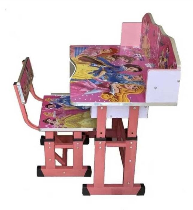 Детско Бюро Чин комплект Бюро + столче Различни Герои Чисто ново