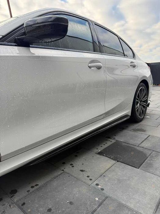 Extensii praguri BMW G20 G21 pachet M Negru Lucios M-tech