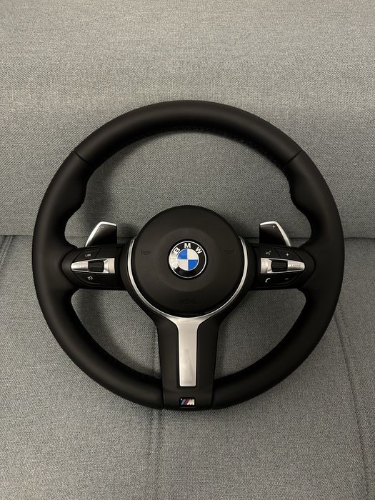 Volan BMW M Sport Seria F cu Padele - F20, F30, F10, F12, F01, etc.