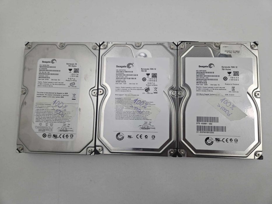 +Гаранция! 750GB PC Хард твърд диск HDD 3.5" инча за компютър