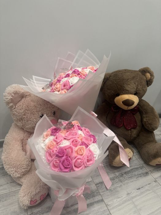 Букет от вечни рози