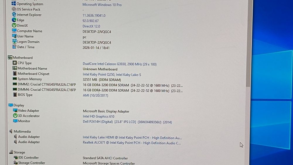 Ram laptop cu adaptor pt Pc ddr4 32Gb 2x16Gb 3200 mhz