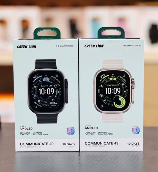 Green lion smart watch • классик • спортивный • амолед • сим картой