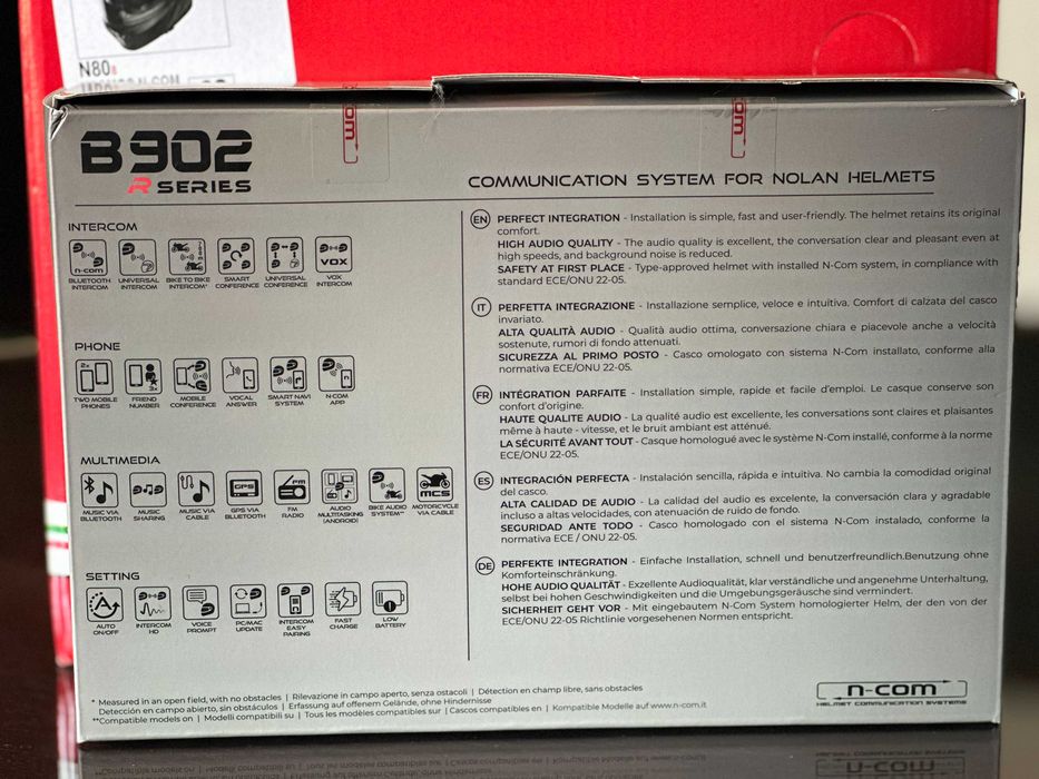 Nolan N80 + N-Com B902
