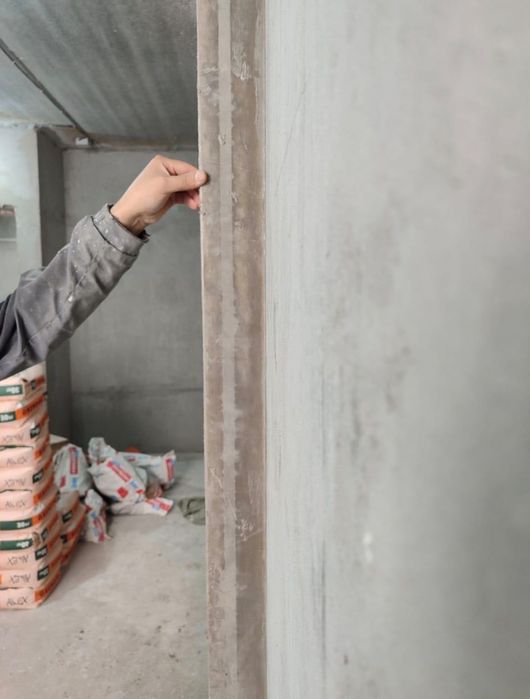 Штукатурка под маяк.