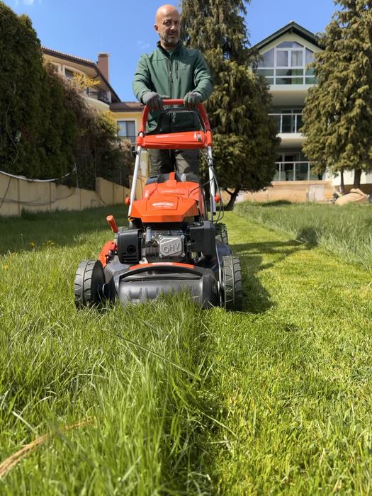 Косене на високи и ниски треви, поддръжка на градини, изграждане