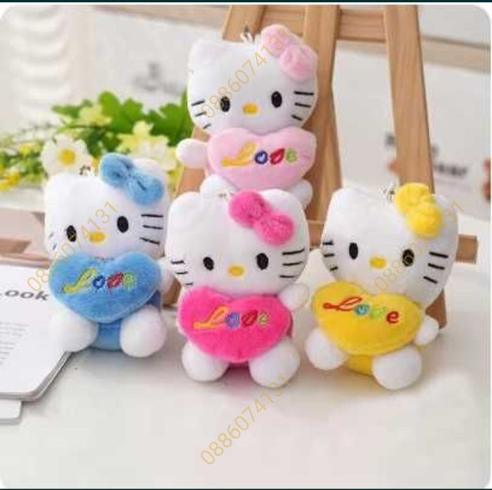 Плюшен Ключодържател играчка Hello Kitty, Ключодържател коте Кити