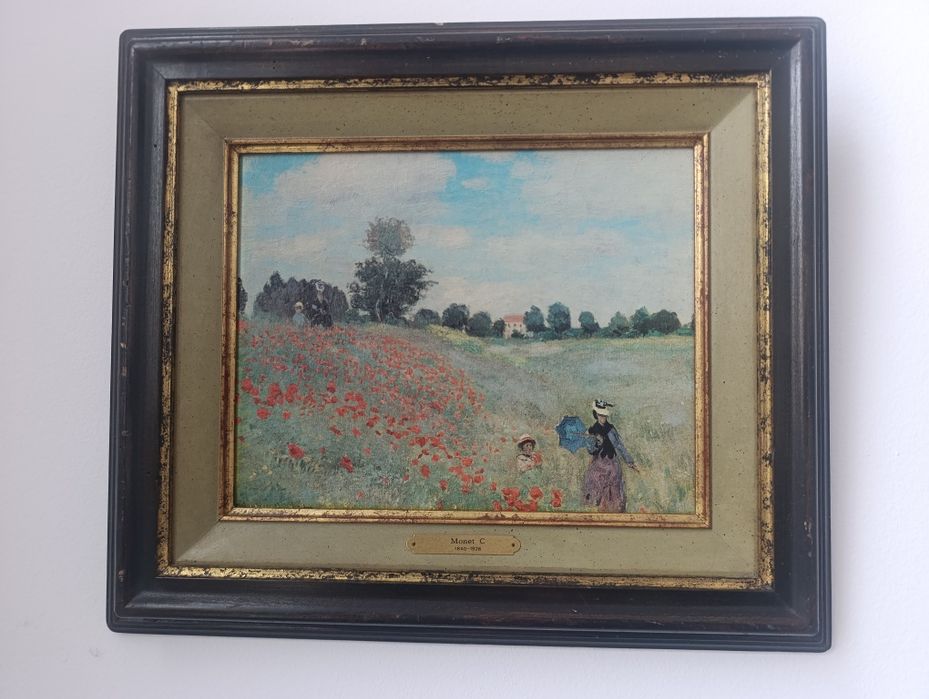Tablou ulei pe panza ,Monet C .copie fidela