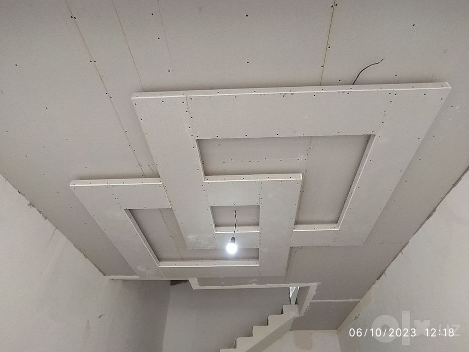 Gipsakarton patalok ishlari qilamiz