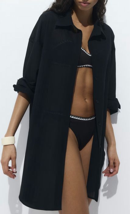 Нова плажна риза памук, налични хс, с, М