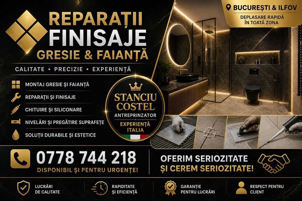 Oferim servicii de amenajare interioare premium