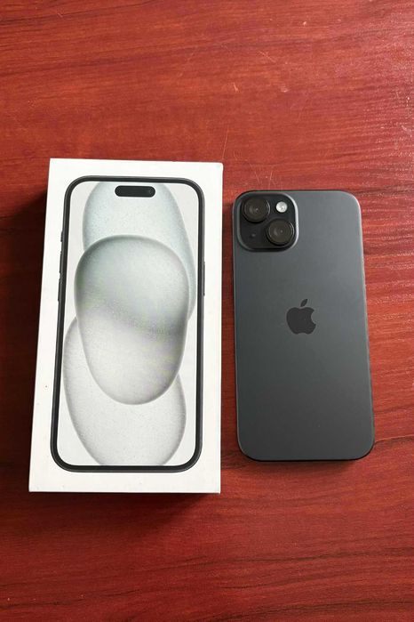 iPhone 15 Black 128 Gb като нов