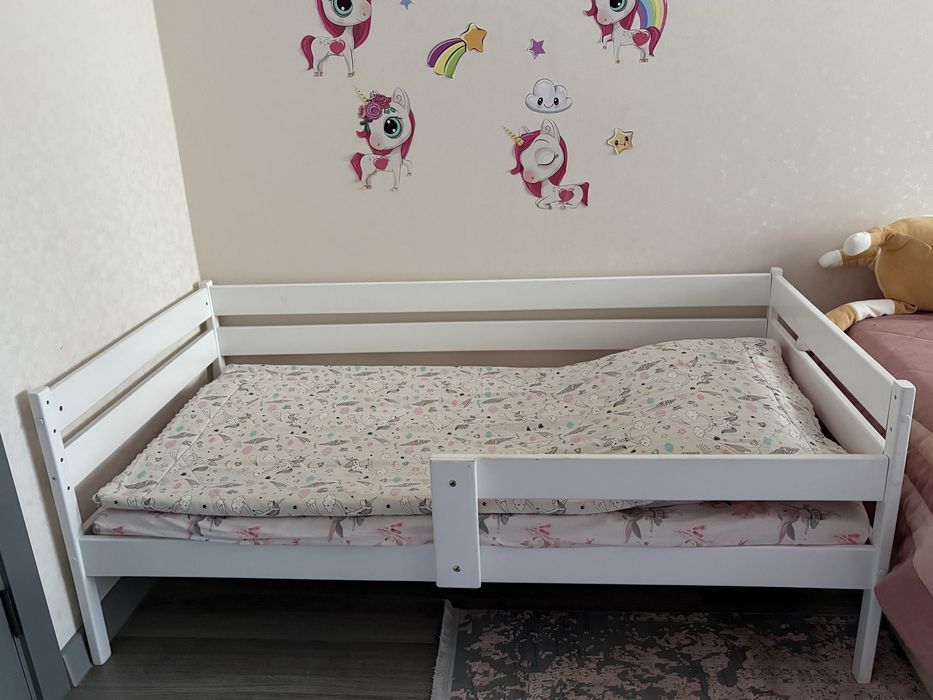 Кровать детская 160х80 белая