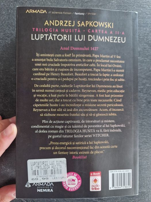 Luptatorii lui Dumnezeu - Andrzej Sapkowski - Trilogia Husita 2