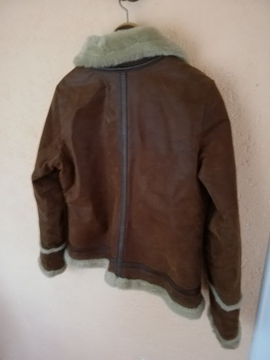 Geaca piele damă Cortefield M cu blana