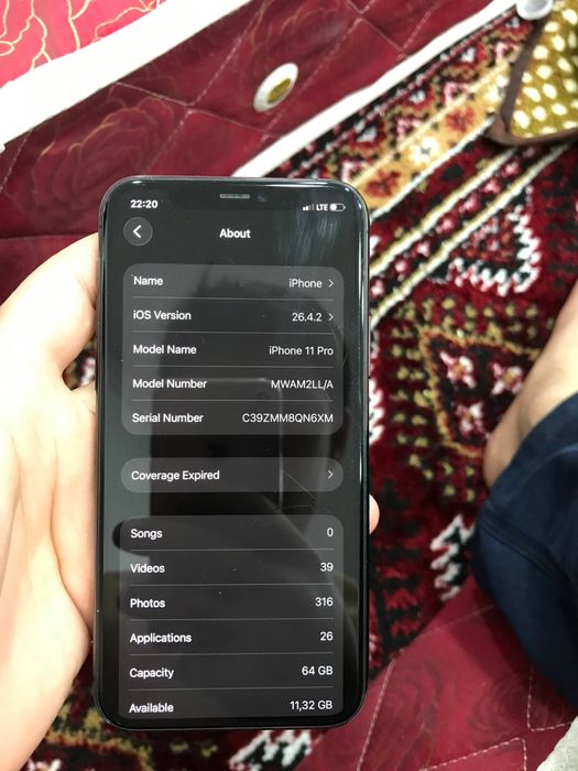 Iphone 11 pro 64 GB LLA