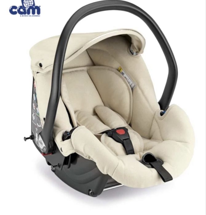 НОВА Комбинирана бебешка количка 3 в 1 Cam - Dinamico Smart Romantic beige