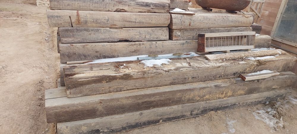 Продам б/у шпалы