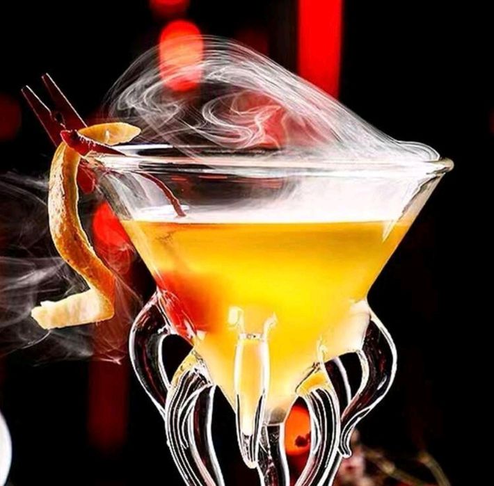 Комплект от 2бр чаши за коктейл октопод