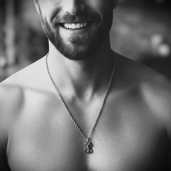 Мъжки медальон Сребро 925 „Вяра, Надежда и Любов“ | Бижу |