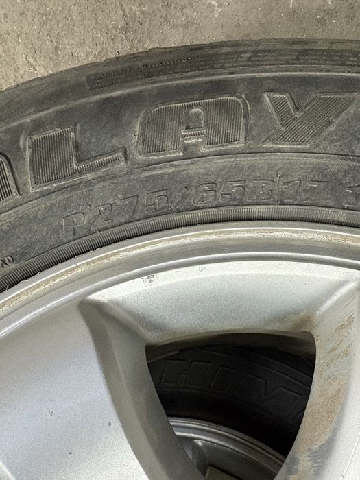 Диски прадо 120 с зимними шинами