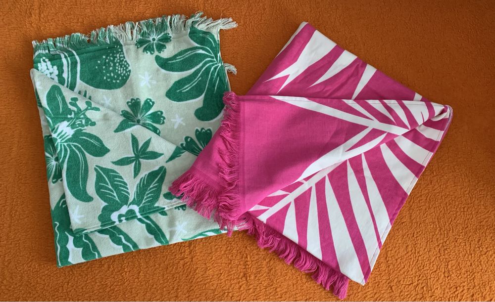 Нова голяма кърпа за плаж/ баня, памук 165/80