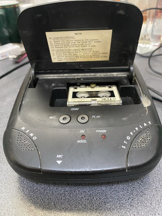 Robot telefonic HANRO Telephone Answering System vintage