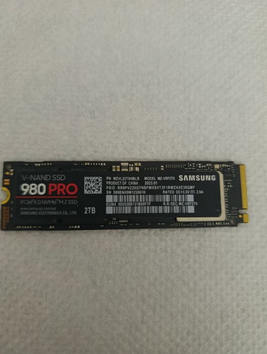 Ssd M2 Samsung 980 pro 2t