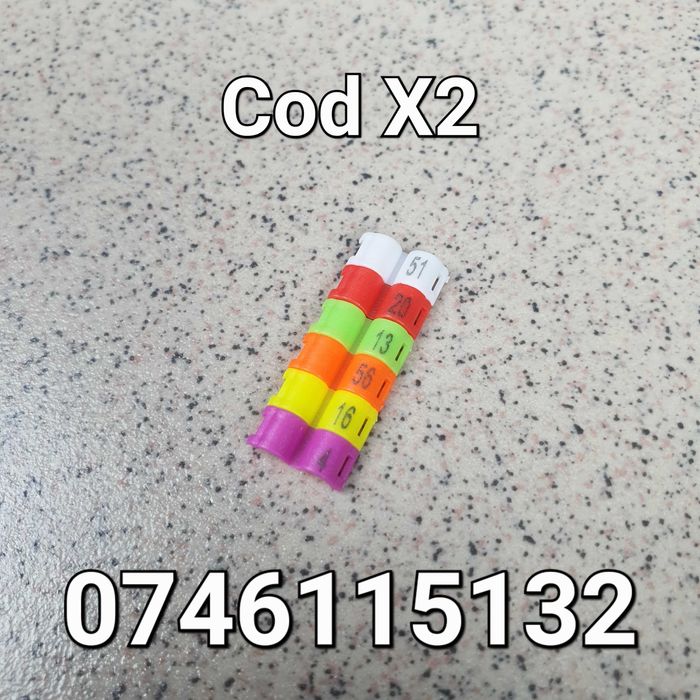 Pasari-Inele Nimfe Papagali Perusi Canar--Cleme 3mm-Reutilizabile - X2