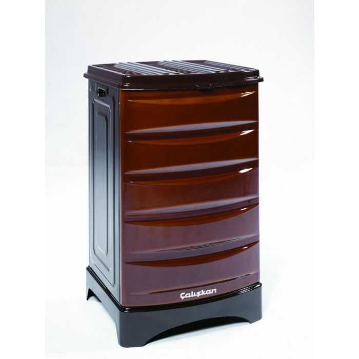 Soba turbo rotunda cu galeata pentru lemn sau combustibil solid