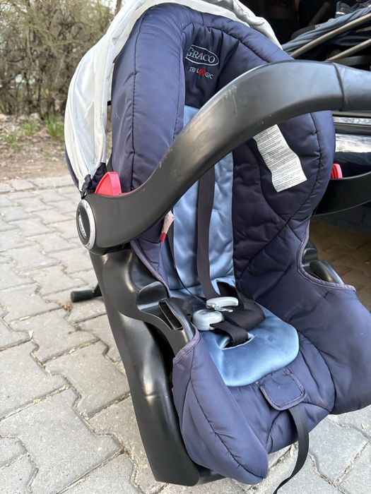 Scaun scoica auto bebe graco cu baza