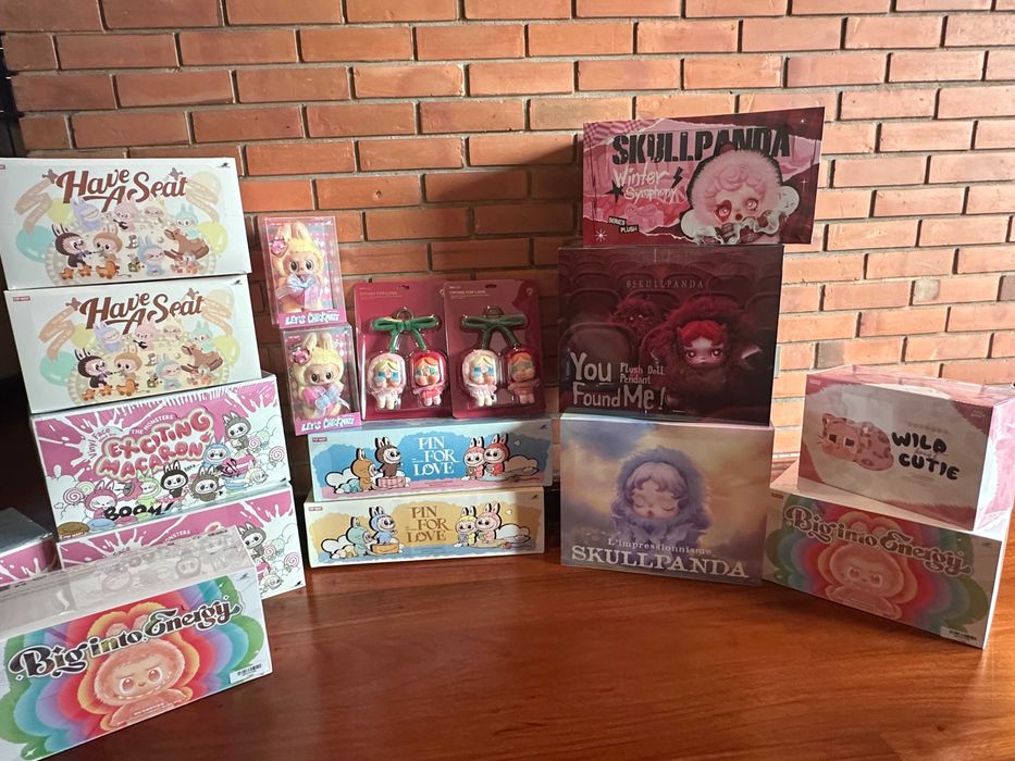 Оригинална Labubu Exciting Macaron Pop Mart – пълен неотворен сет