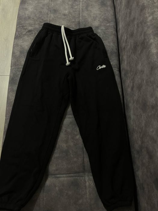 Штаны corteiz gray/black S размер