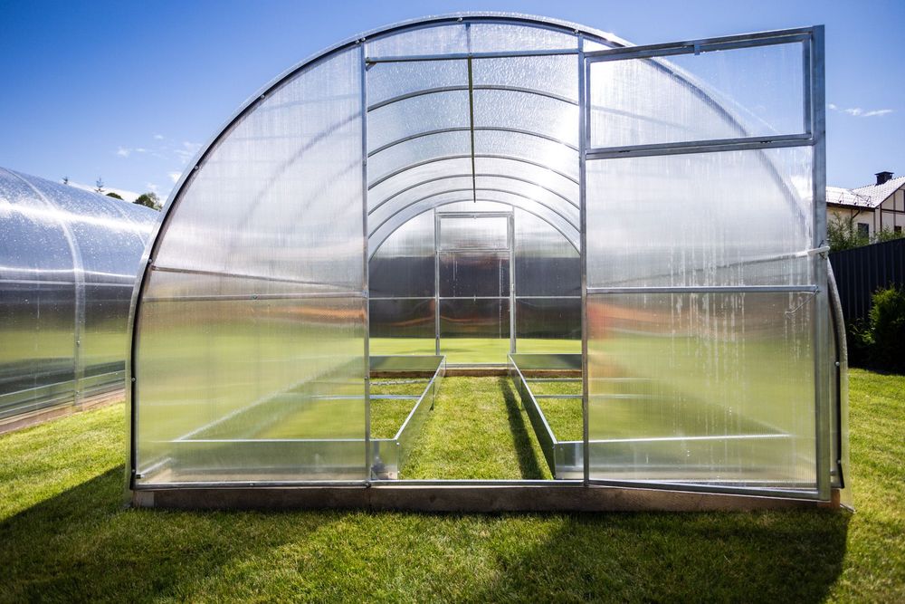 Оранжерия SUNNY Classic I покритие от поликарбонат 4мм, ширина 3 метра