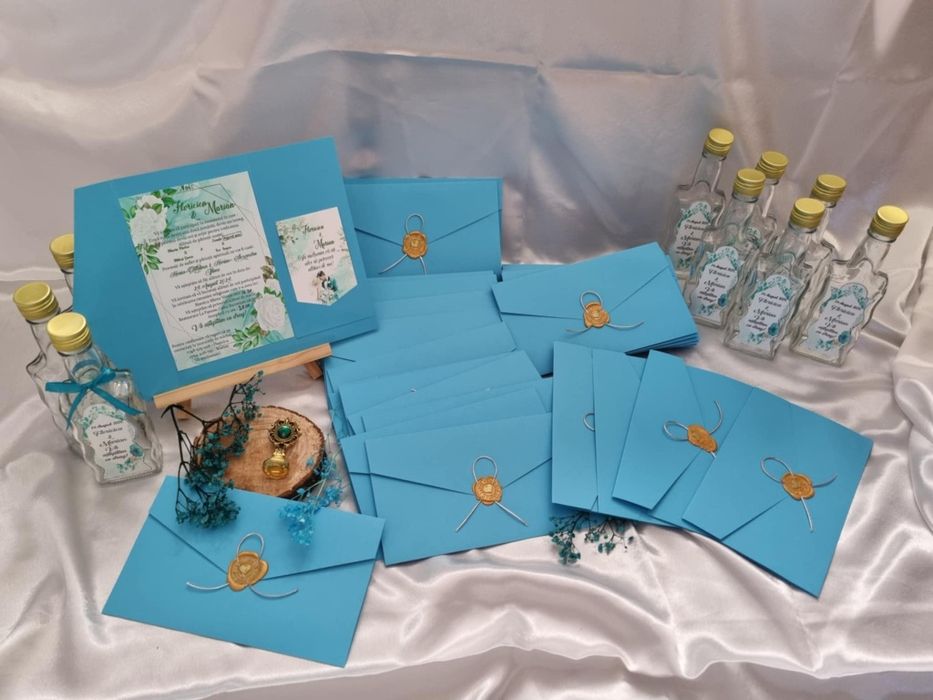 Realizăm invitații nuntă/cununie/cumătrie în format normal sau digital